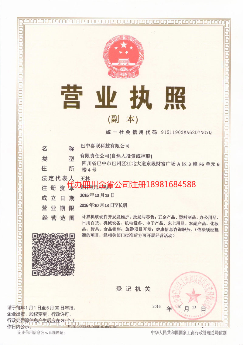 肇庆肇庆喜联科技有限公司